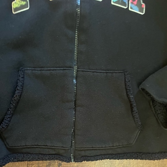 PINK by Victoria’s Secret full zip hooded jacket Sz medium Sherpa - Picture 4 of 6